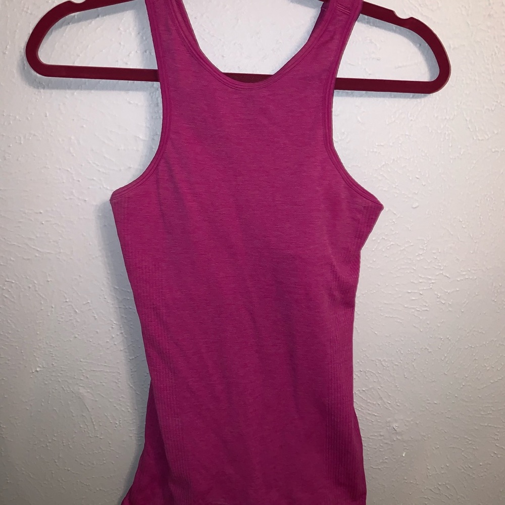 magenta Lululemon tank top